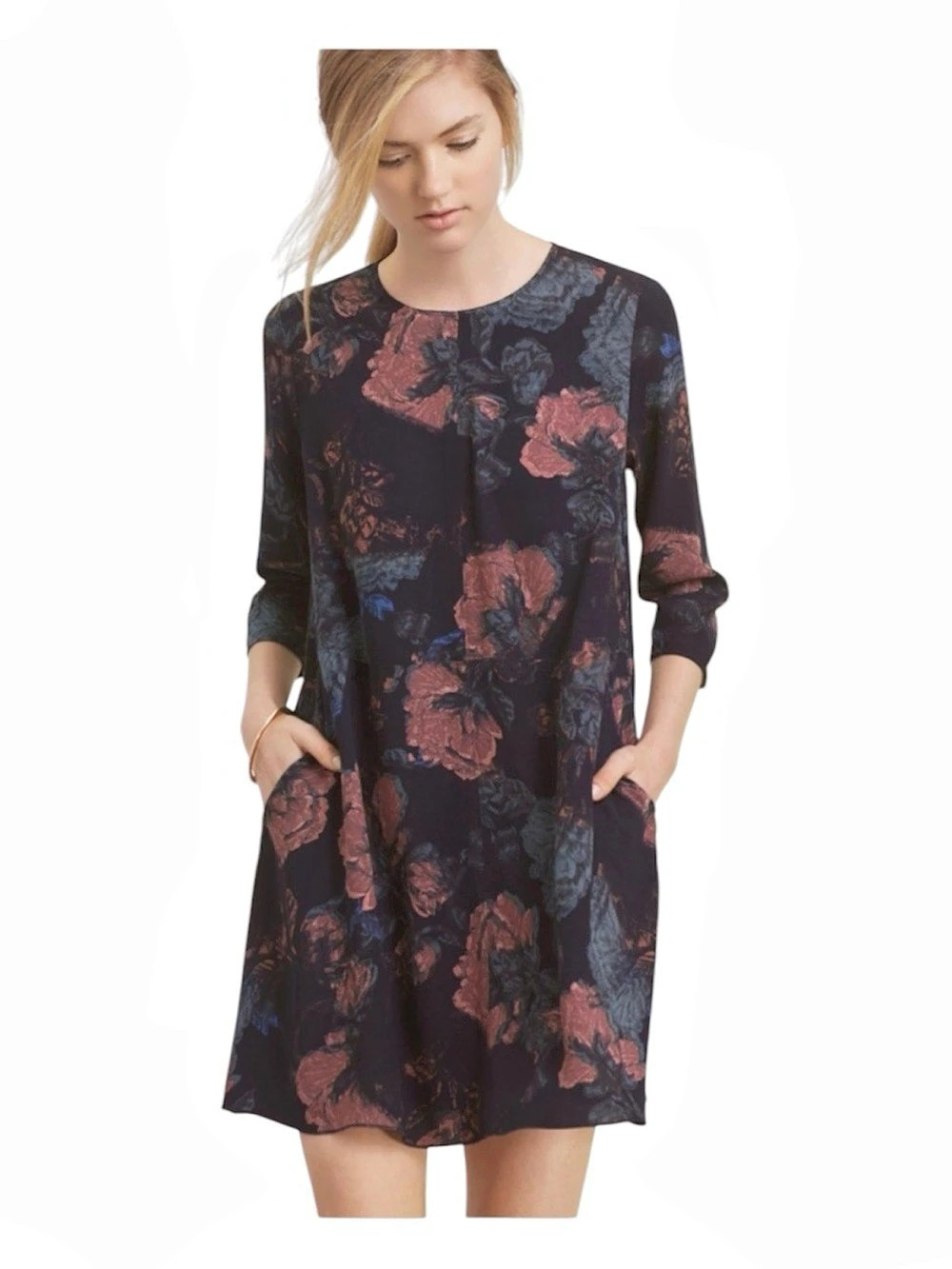 ARITZIA Wilfred MYOSOTIS Floral Mini Dress